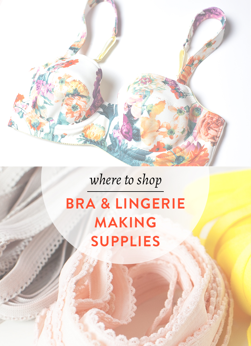 Bra and lingerie making supplies