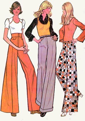 How do people outlet dress in the 70s