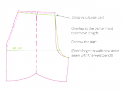 Fixing a Rise: Scallop Shorts Alteration • Cloth Habit