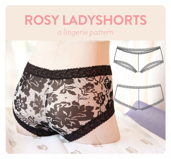Rosy Ladyshorts  Sewing tutorials free, Undies diy, Sewing patterns