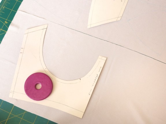How to cut a bra pattern, from the Bra-making Sew Along at Cloth Habit