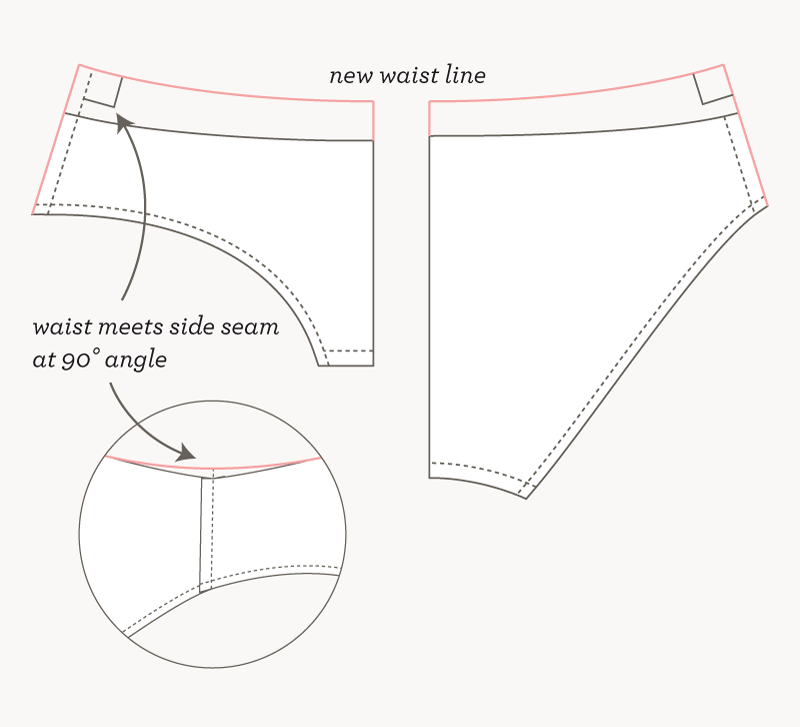 Adjust Bikini Rise| Watson Sew Along