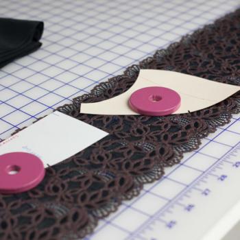 cutting a scalloped lace cup | Watson Sew Along