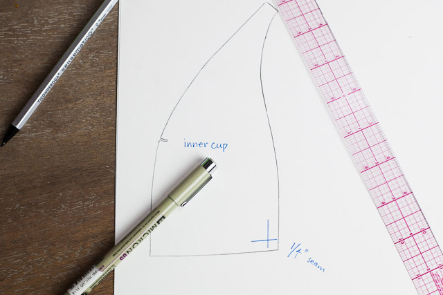 cutting a scalloped lace cup | Watson Sew Along