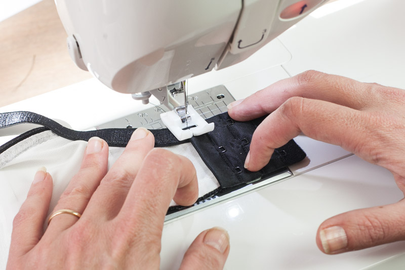 attaching a hook and eye | Watson Sew Along