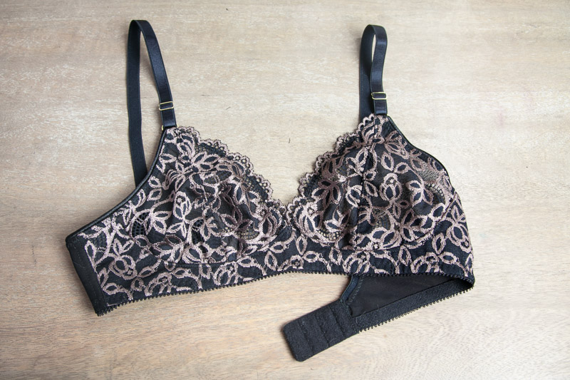 finished lace bra | Watson Sew Along